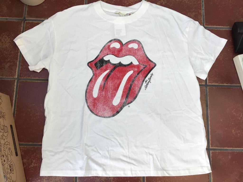 Oversized top met print van de Rolling Stones maat L, Oversized top met print van de Rolling Stones maat L, Nieuw, Ophalen of Verzenden