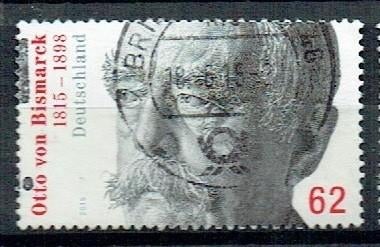 Duitsland 2015 Herdenking Otto von Bismarck, Postzegels en Munten, Verzenden, Gestempeld, Overige thema's
