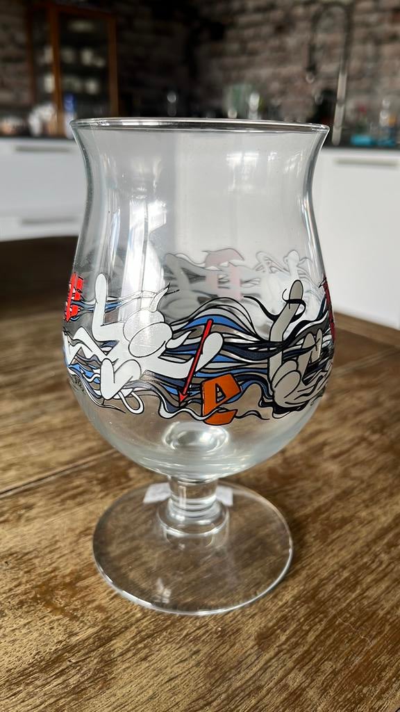 Duvel glas Franky Sticks 2022 in goede staat., Ophalen of Verzenden, Zo goed als nieuw, Glas of Glazen, Duvel