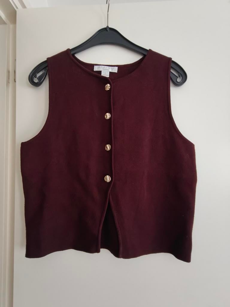 Gilet, adidas broek, Maat 38/40 (M), Bruin, Ophalen of Verzenden, Zo goed als nieuw