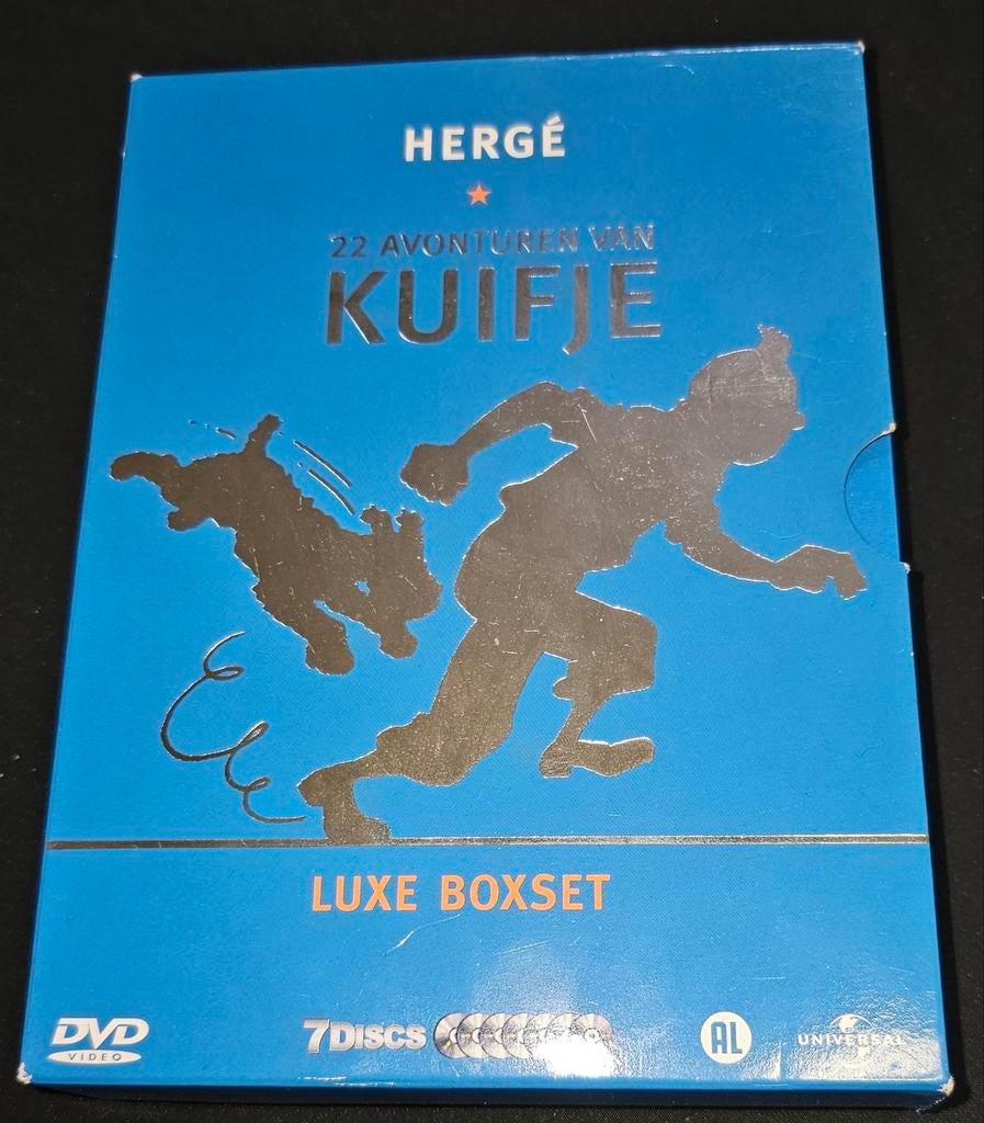 22 Avonturen van Kuifje Luxe Boxset Herge, Cd's en Dvd's, Dvd's | Tekenfilms en Animatie, Ophalen of Verzenden