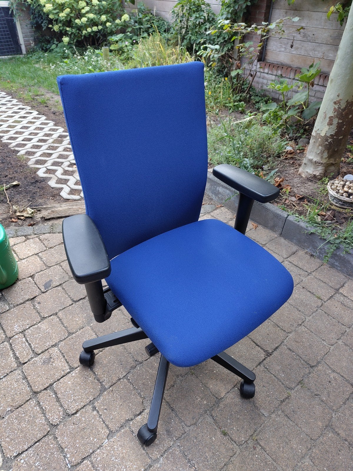 Comforto Bureaustoel - Blauw, Ergonomisch, Ophalen, Gebruikt, Blauw, Bureaustoel