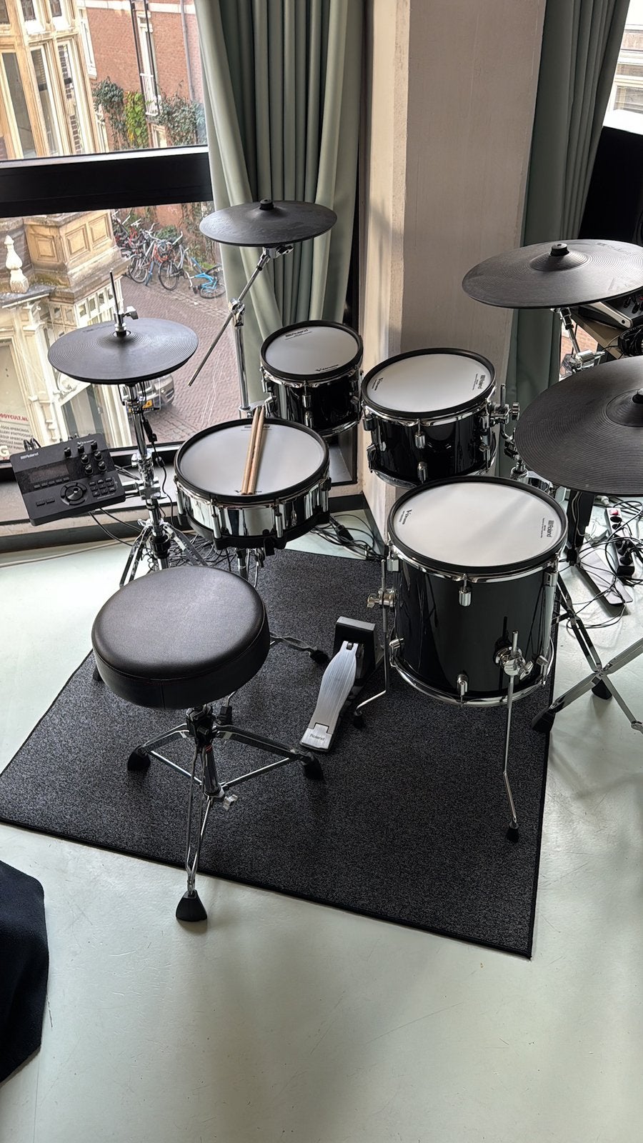 Roland VAD 507 V-Drums Acoustic Design Drumstel, Ophalen, Zo goed als nieuw, Roland