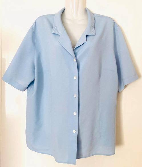 Erfo blouse maat 46, Ophalen of Verzenden, Zo goed als nieuw, Maat 46/48 (XL) of groter, Blauw