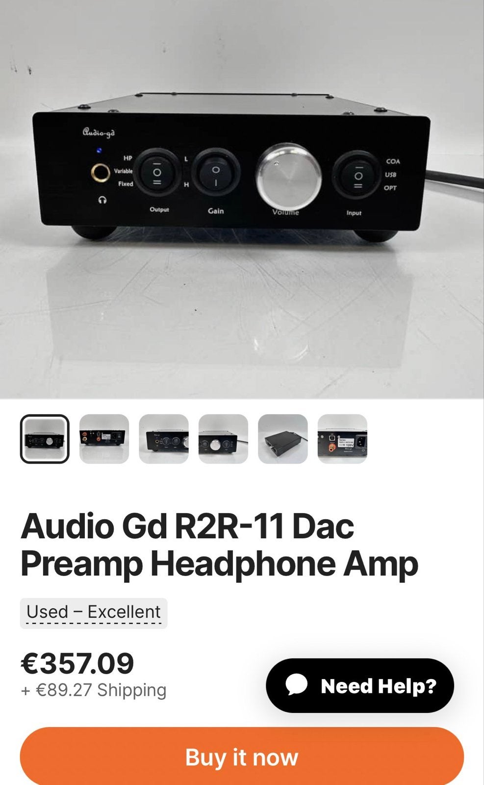 Audio-GD R2R-11 DAC Voorversterker Hoofdtelefoonversterker, Overige merken, Ophalen of Verzenden, Zo goed als nieuw, Minder dan 60 watt