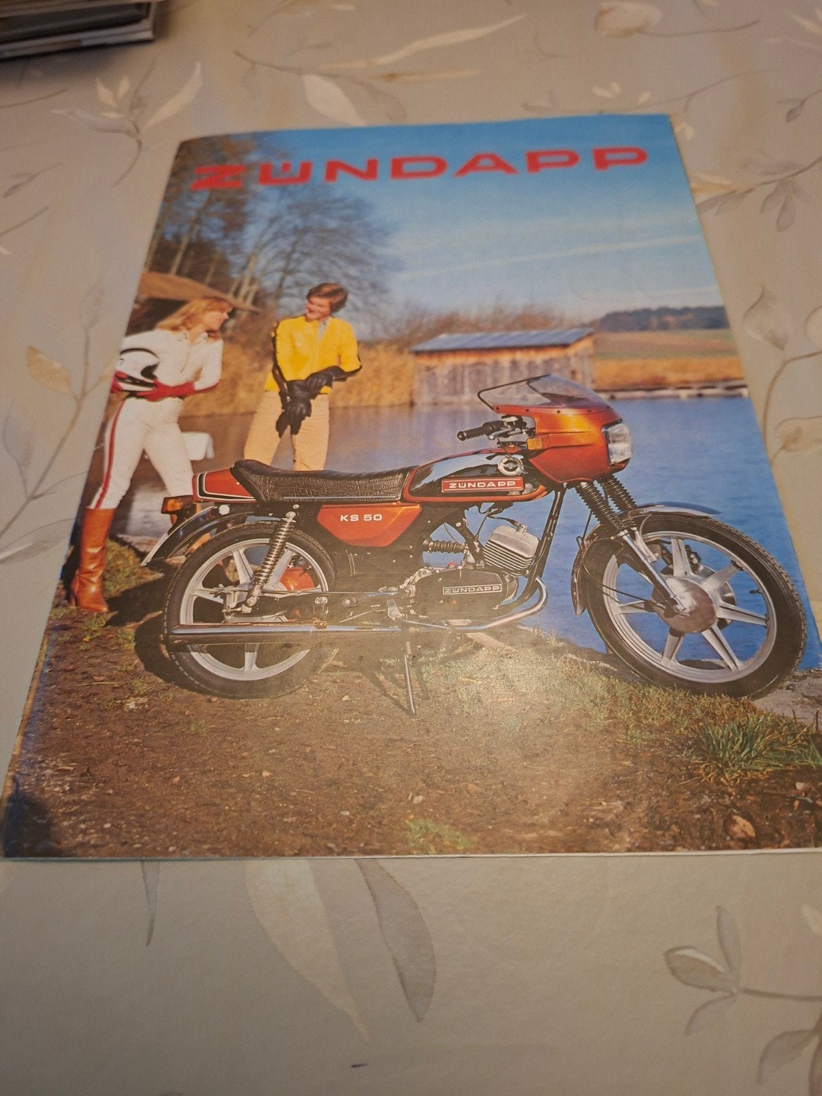 Zündapp KS 50 brochure - 6 pagina's - Nederlandstalig, Ophalen of Verzenden