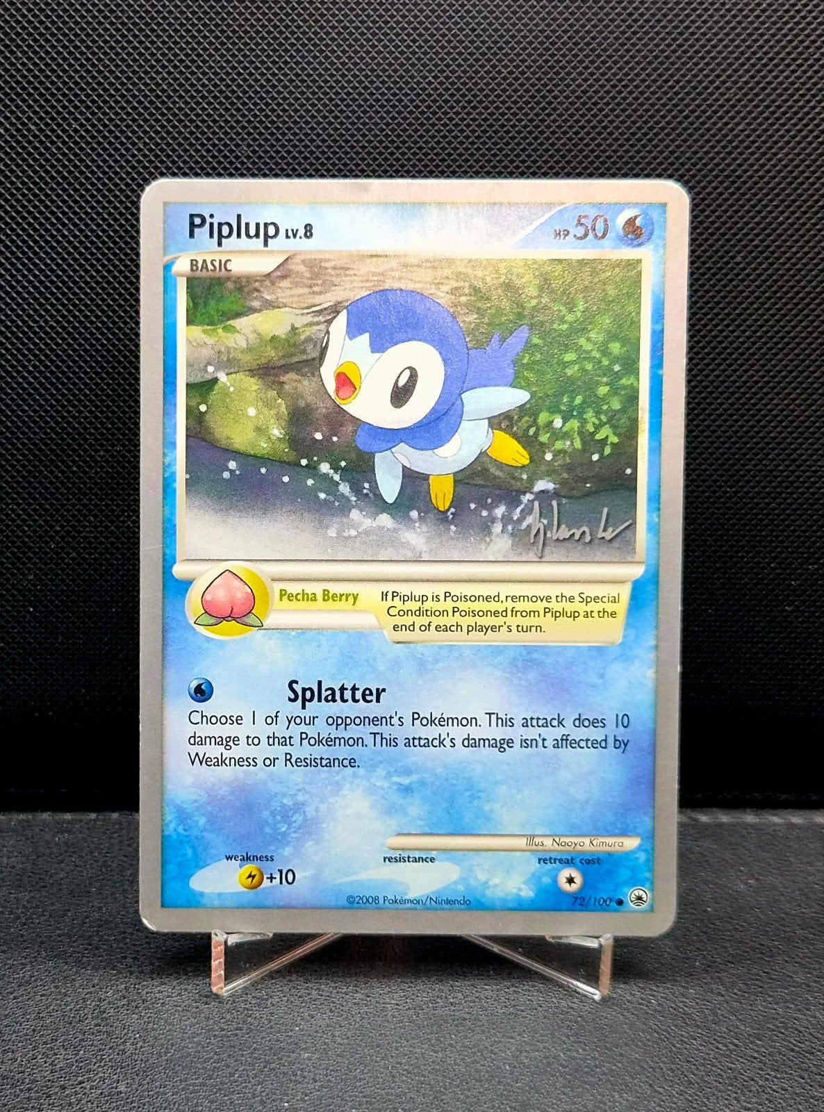 Piplup 72/100 World Championships 2008 Engels, Ophalen of Verzenden, Zo goed als nieuw