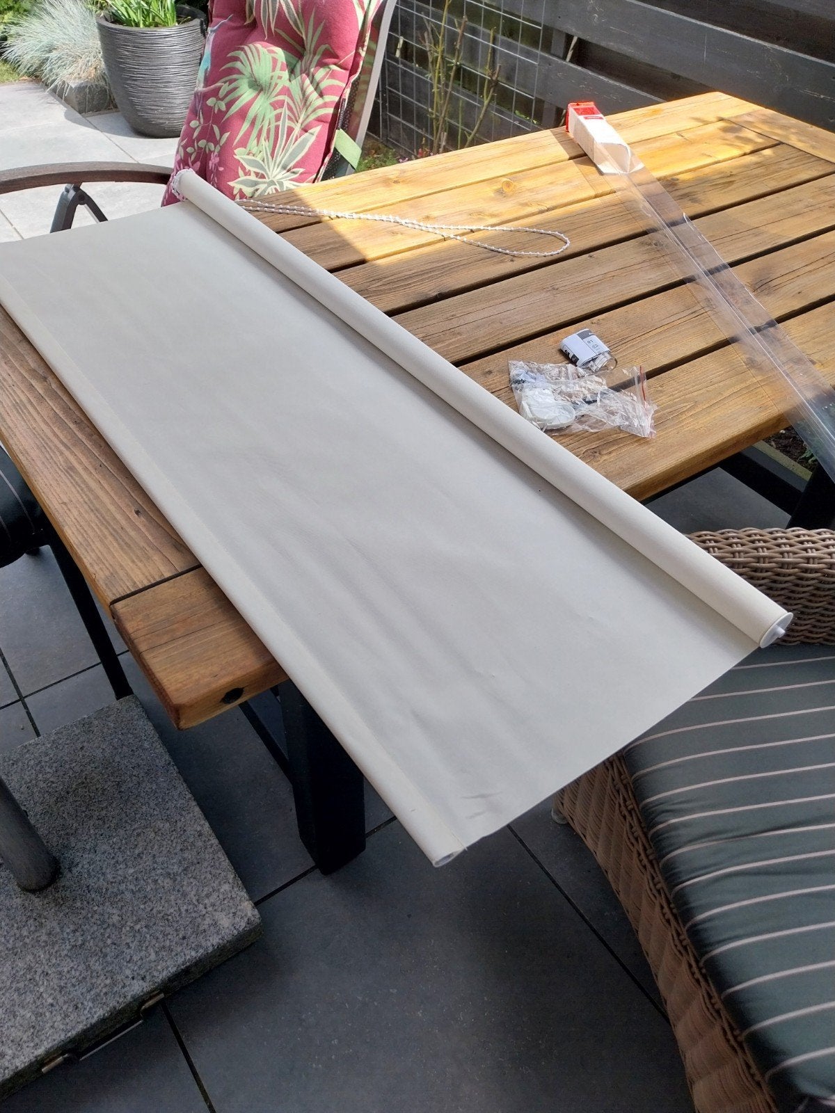 Rolgordijn., Ophalen, Gebruikt, Overige typen, Minder dan 250 cm