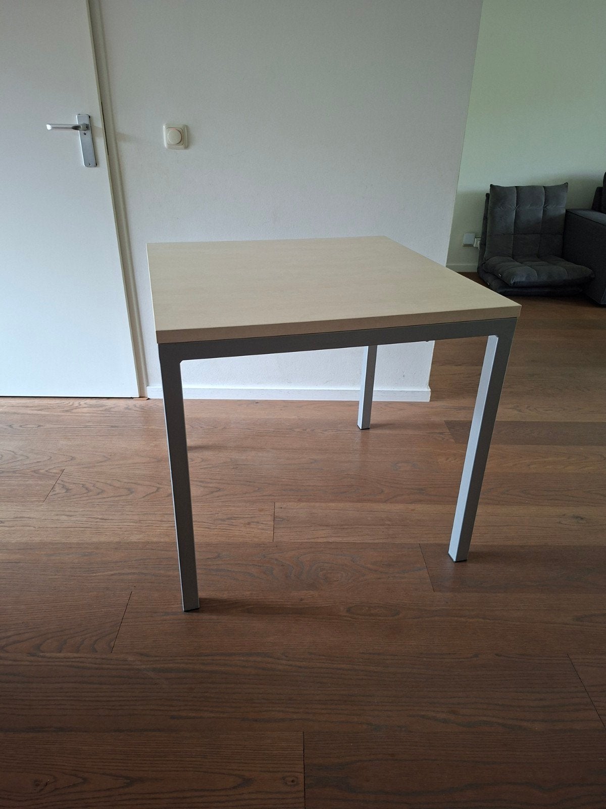 stevige tafel 80x80, Huis en Inrichting, Ophalen, 50 tot 100 cm, Vierkant, 50 tot 100 cm