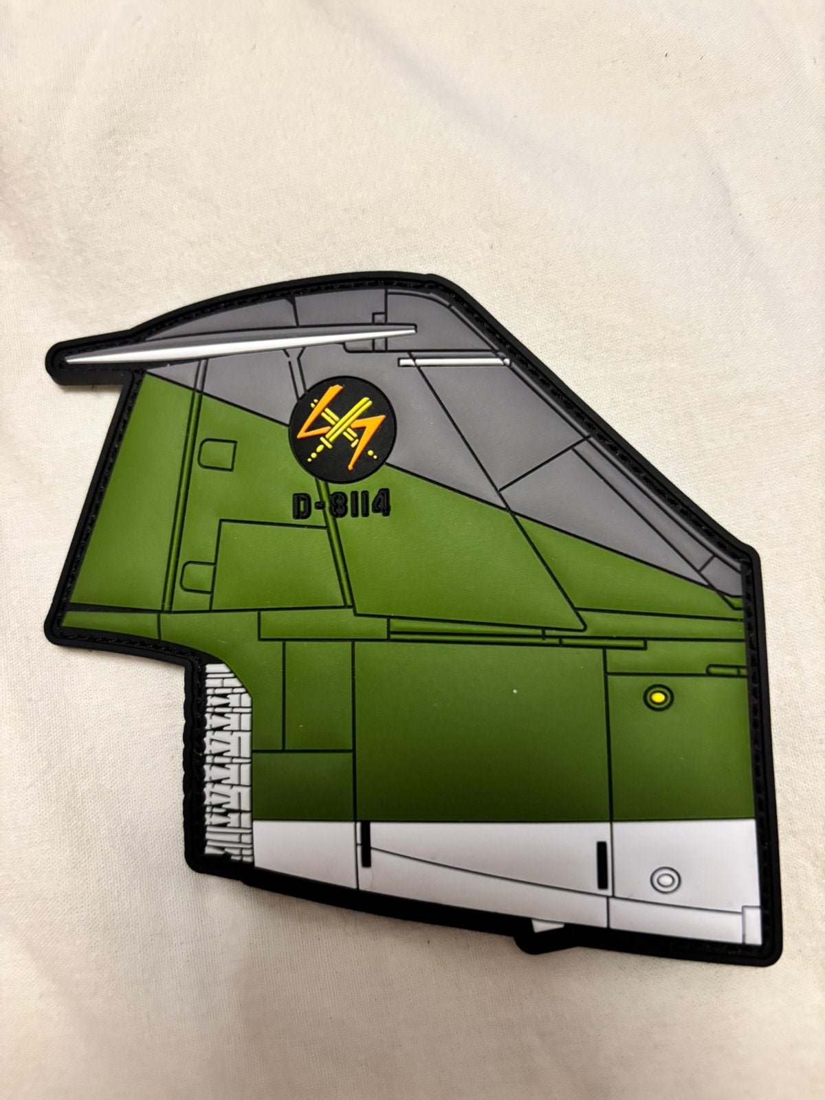 Pvc tail patch 312 SQN F-104 RNLAF, Verzenden, Nieuw, Patch, Badge of Embleem