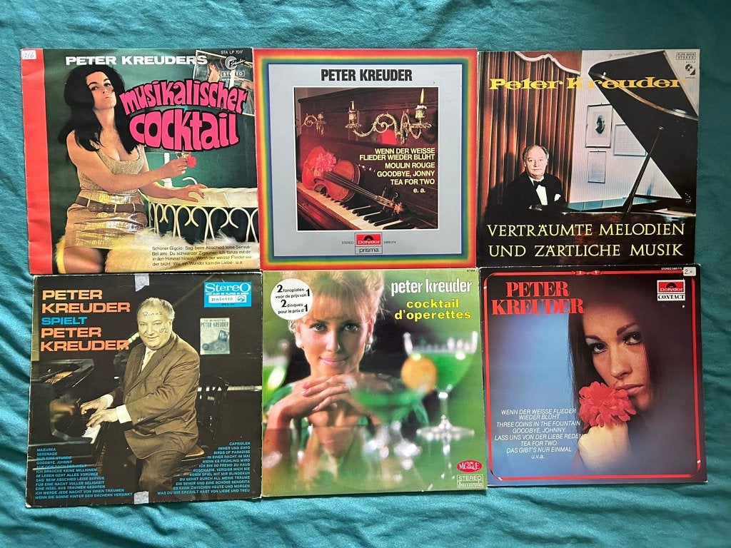 8 LP's Peter Kreuder (ook per stuk te koop), LP, Gebruikt, Pop, Ophalen of Verzenden