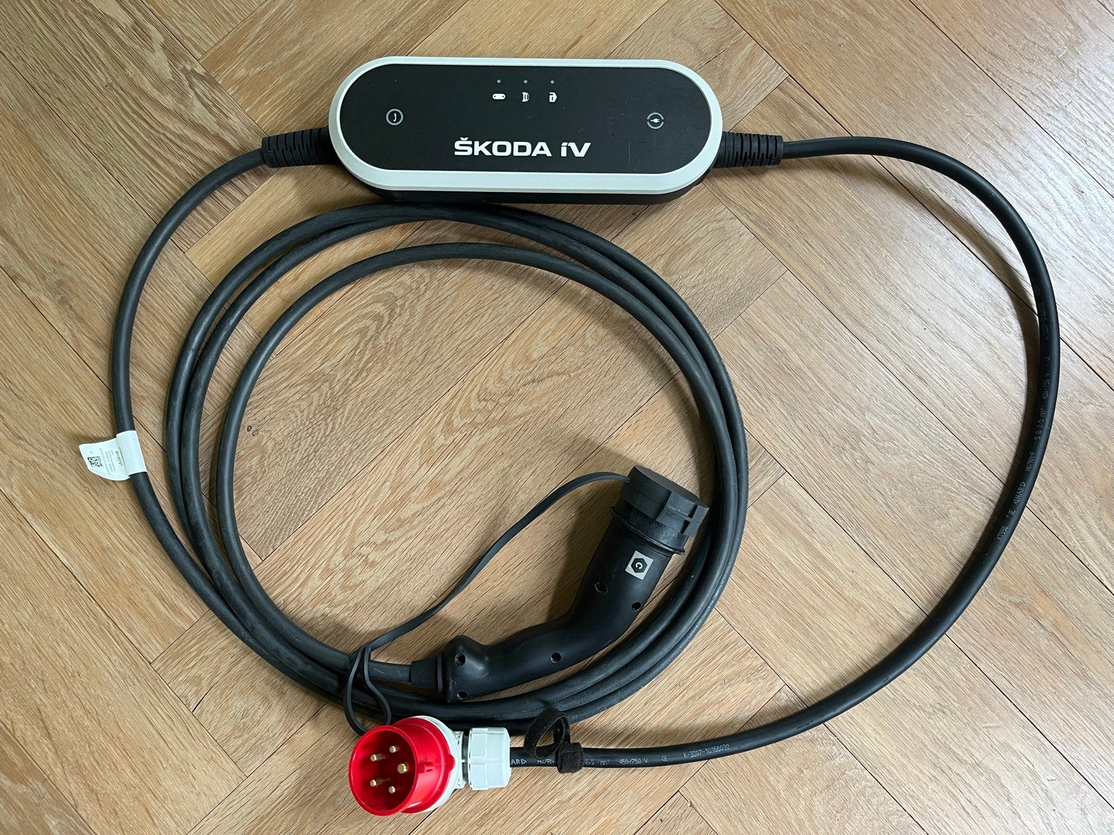 Skoda IV Universele Oplader CEE 16A stekker 11kW Type 2, Ophalen of Verzenden, Gebruikt, Laadkabel