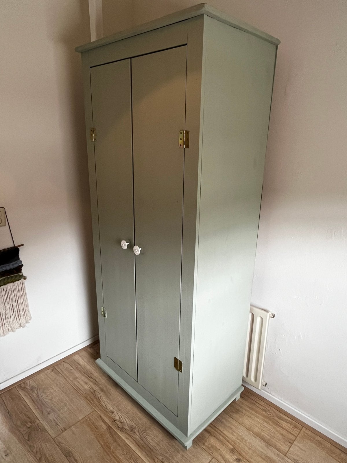 Houten kledingkast - 185x76x51 cm, Ophalen, Gebruikt, 50 tot 100 cm, 150 tot 200 cm