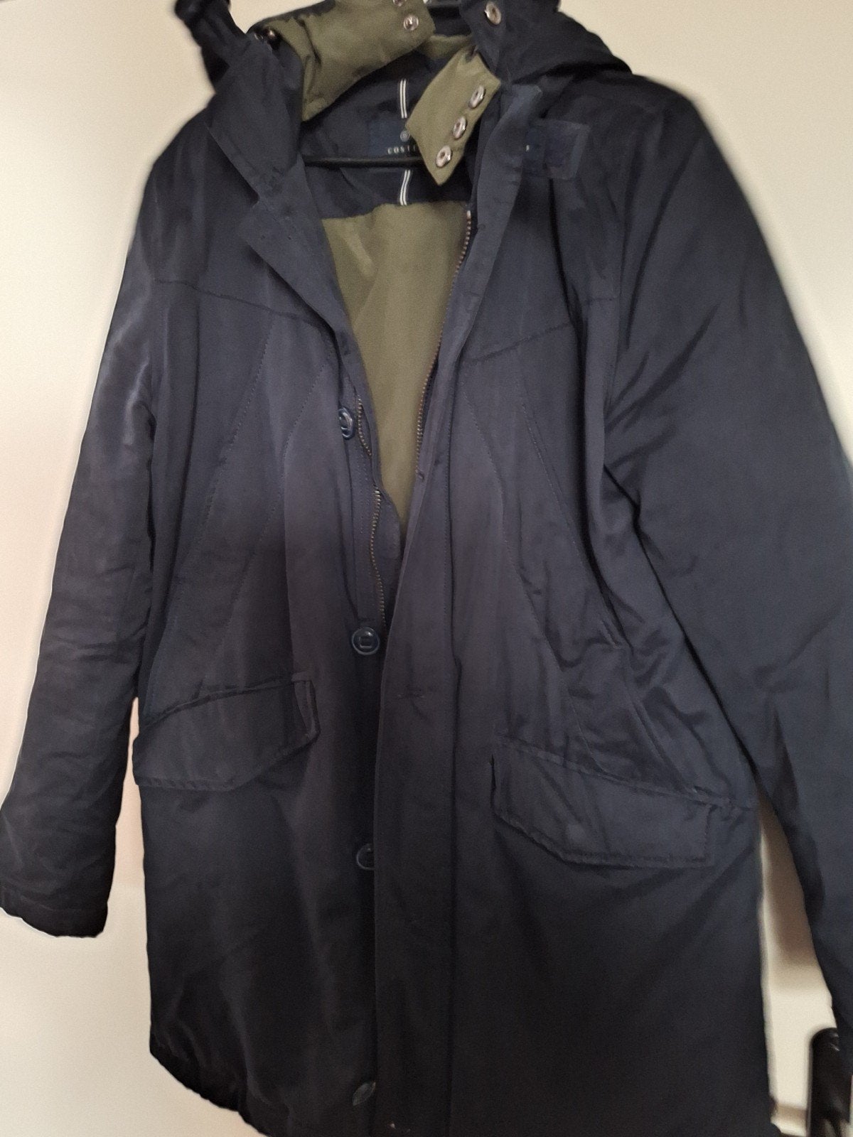 Donkerblauwe Costes winterjas, maat M, Ophalen of Verzenden, Maat 48/50 (M), Blauw, Costes