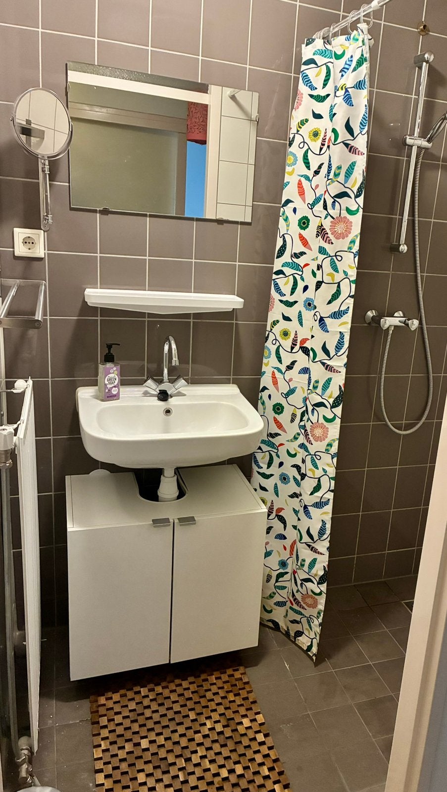 Complete badkamer & wc starterset – IKEA + RVS, Ophalen, Gebruikt, Met douche