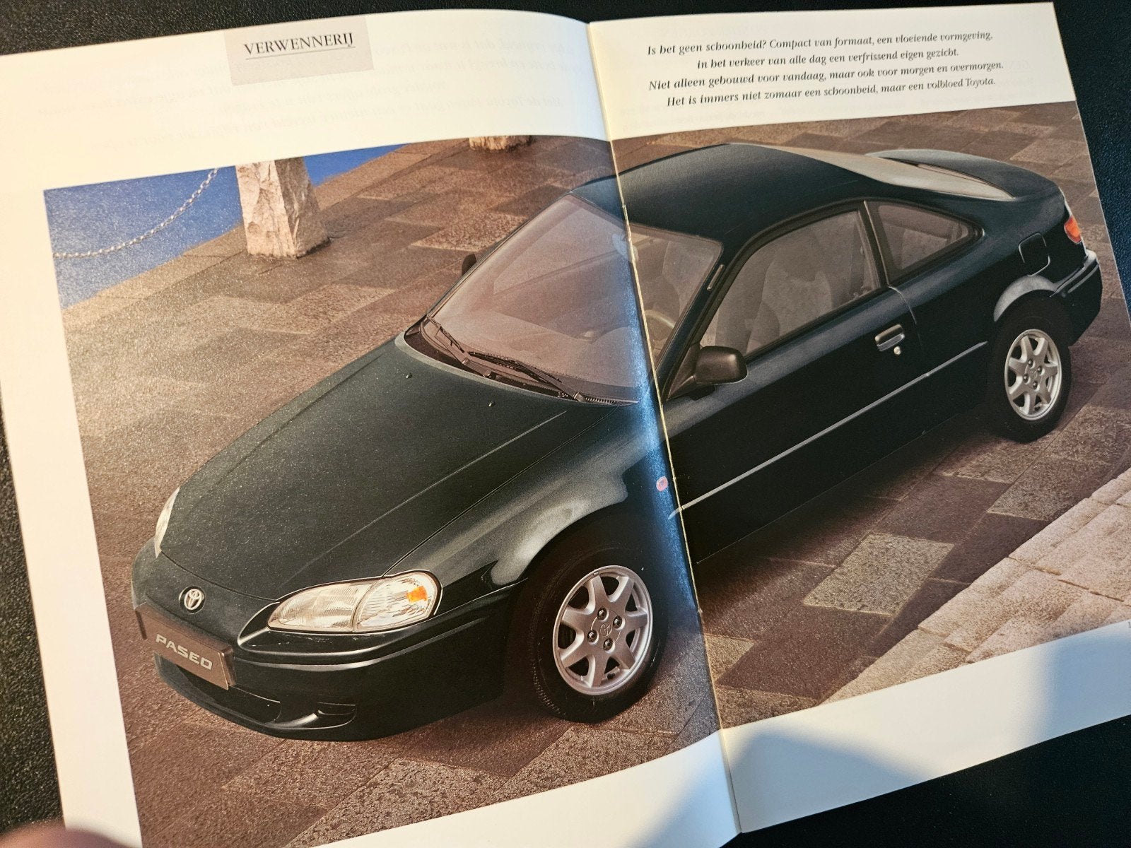 Brochure Toyota Paseo 1996, Ophalen of Verzenden, Zo goed als nieuw, Toyota