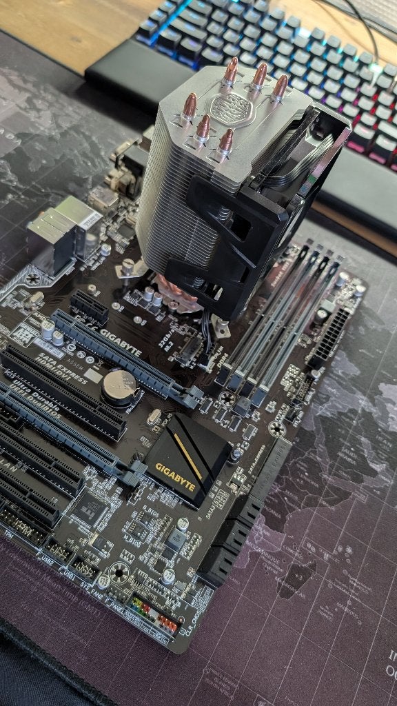 Gigabyte GA-B150-HD3P + I5-6600K, Computers en Software, Processors, Ophalen, LGA 1151, Gebruikt, 4-core