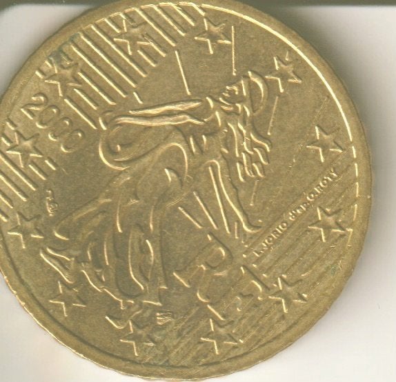 50 cent 2000 frankrijk, Postzegels en Munten, Munten | Europa | Euromunten, Verzenden, Frankrijk, 50 cent