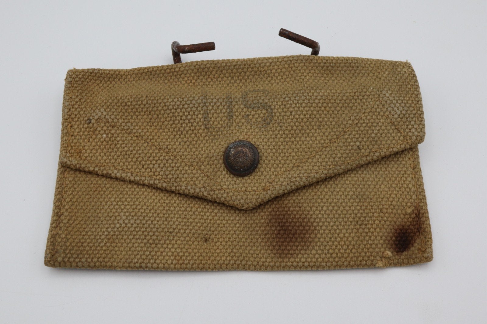 US WWII M-1942 British Made First Aid Pouch, 1944, Ophalen of Verzenden, Landmacht, Amerika, Kleding of Schoenen