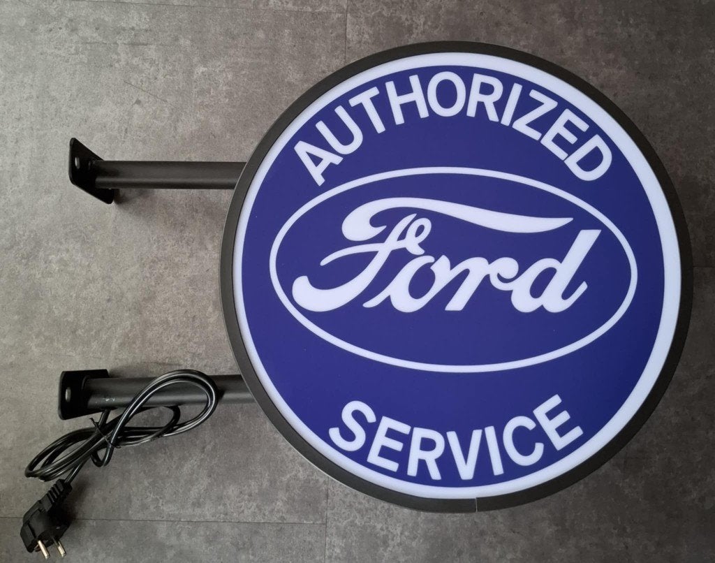 Ford service mancave garage showroom decoratie lamp & andere, Reclame lampen, Lichtbak of (neon) lamp, Ophalen of Verzenden, Zo goed als nieuw
