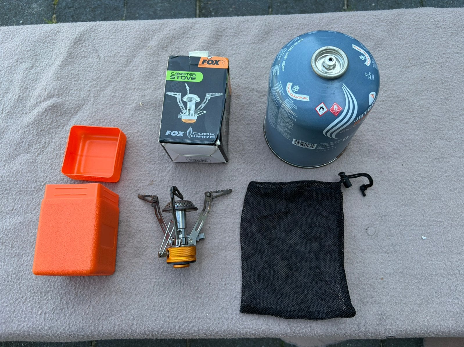 Fox canister stove kookstel / gaspit, Watersport en Boten, Hengelsport | Karpervissen, Ophalen of Verzenden, Gebruikt, Overige typen