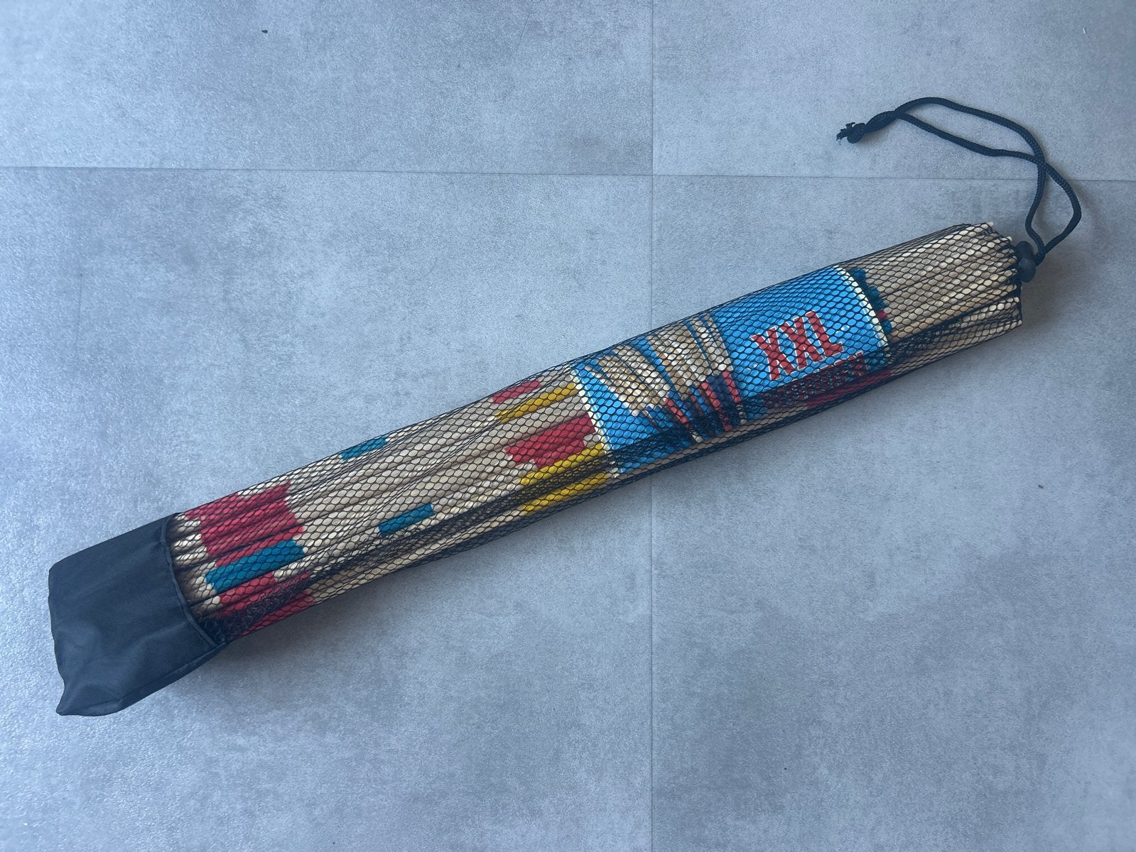 Mikado spel in netje XXL, Ophalen of Verzenden, Zo goed als nieuw