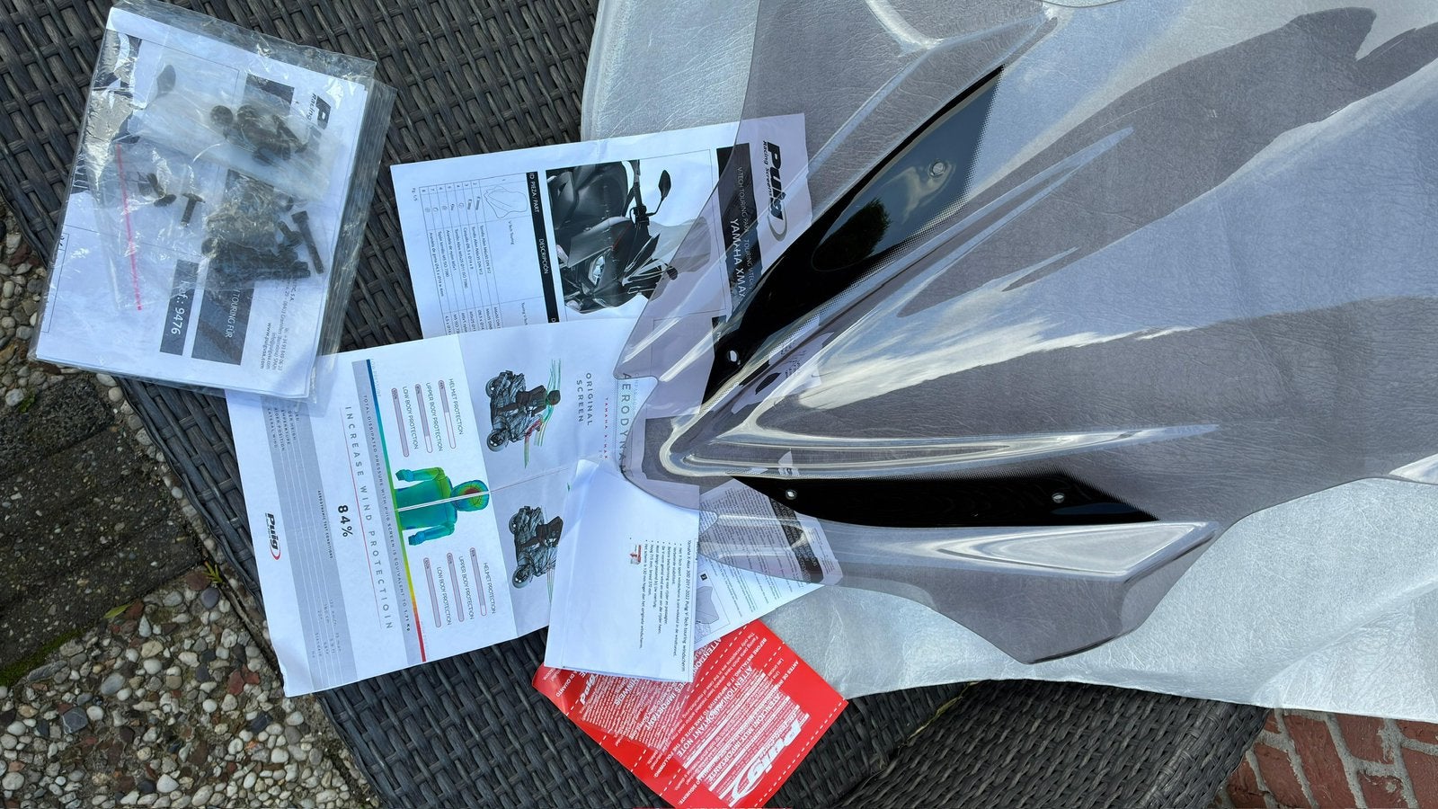 Yamaha Puig V tech, Ophalen