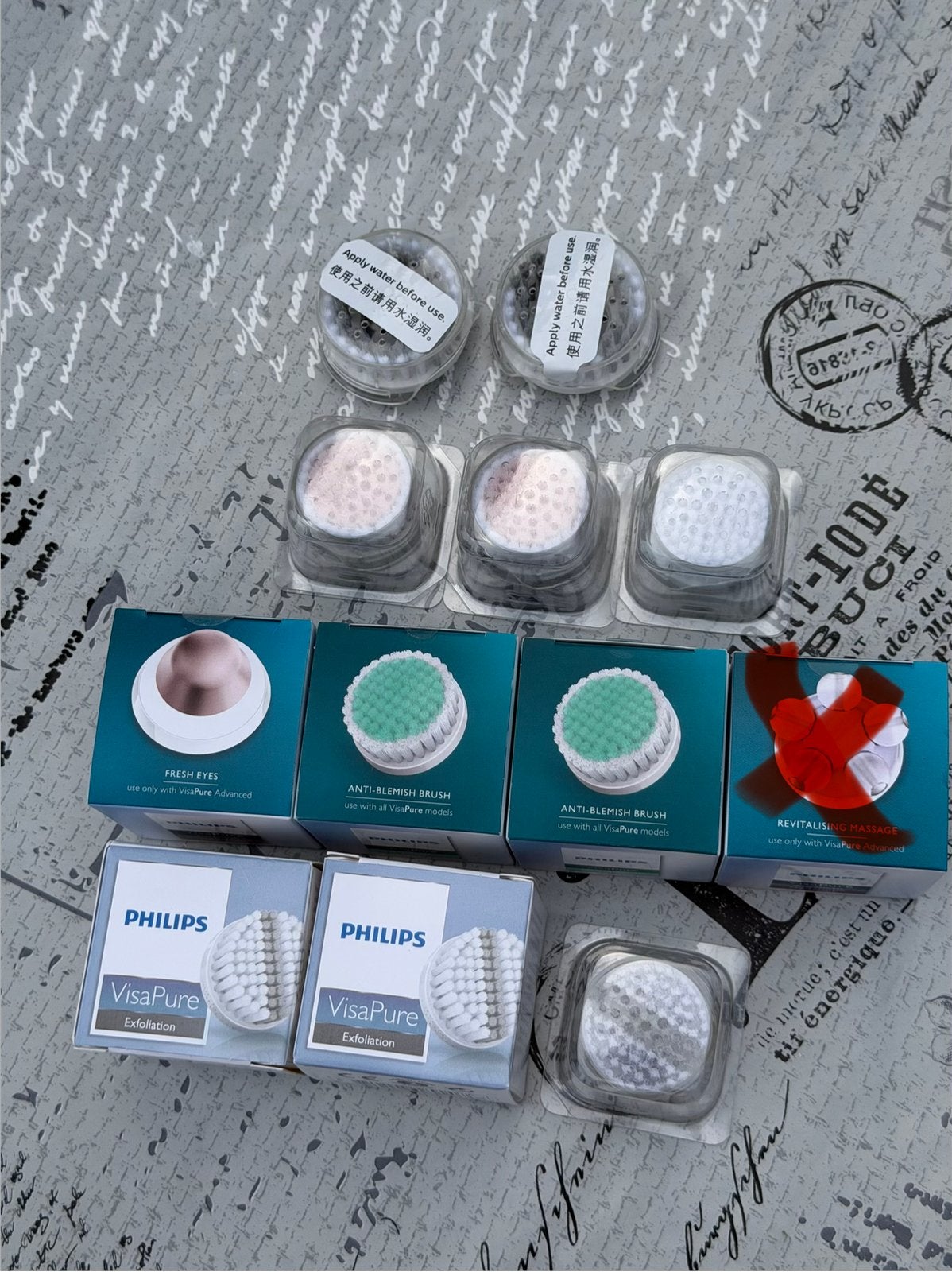 Nieuw! Philips VisaPure Borstels/Opzetstukken - Los te Koop, Verzenden, Gebruikt, Gehele gezicht, Overige typen