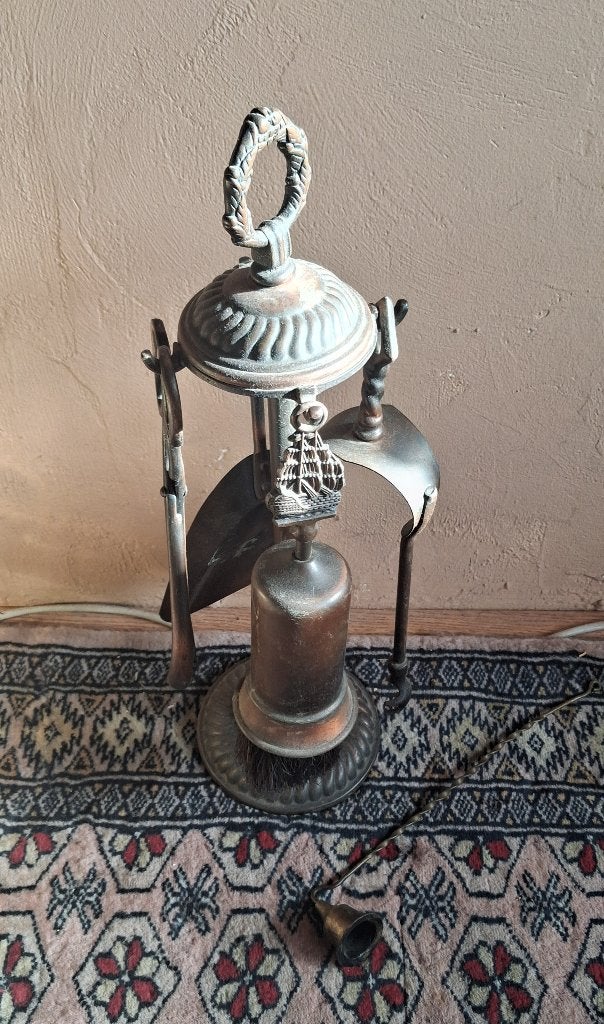 Koper Openhaard Set, Ophalen of Verzenden