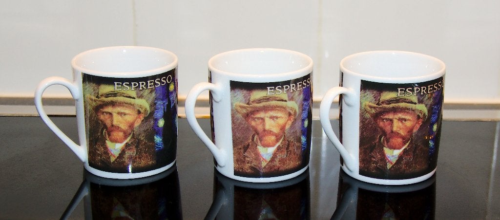 Van Gogh espressokopjes, Verzenden, Overige typen, Zo goed als nieuw, Overige stijlen
