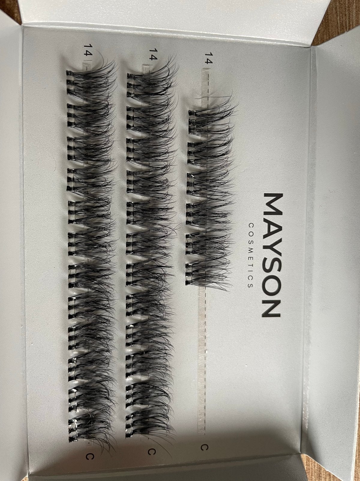 Mayson Cosmetics Press-On Lash Extensions, Ogen, Zwart, Nieuw, Ophalen of Verzenden
