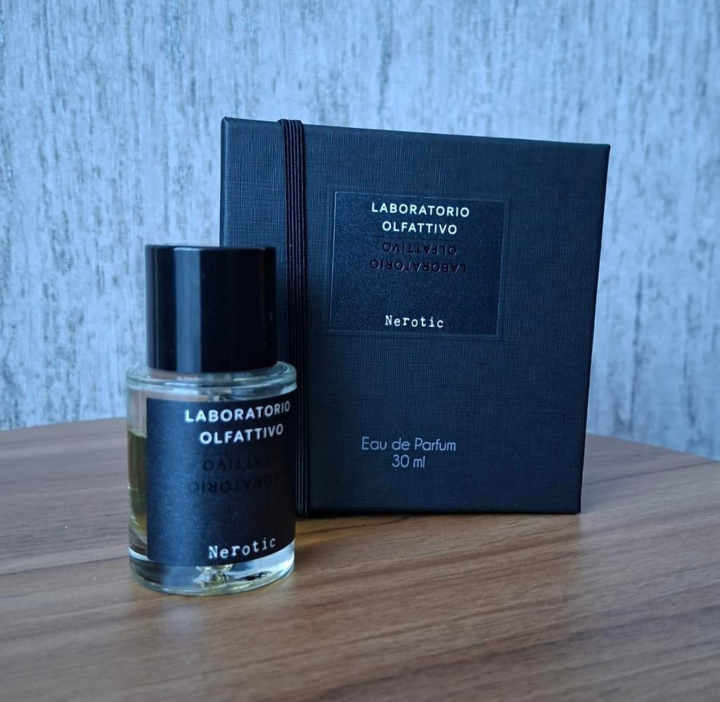 Niche : Laboratorio Olfattivo Nerotic edp 30ml, Sieraden, Tassen en Uiterlijk, Uiterlijk | Parfum, Ophalen of Verzenden, Gebruikt