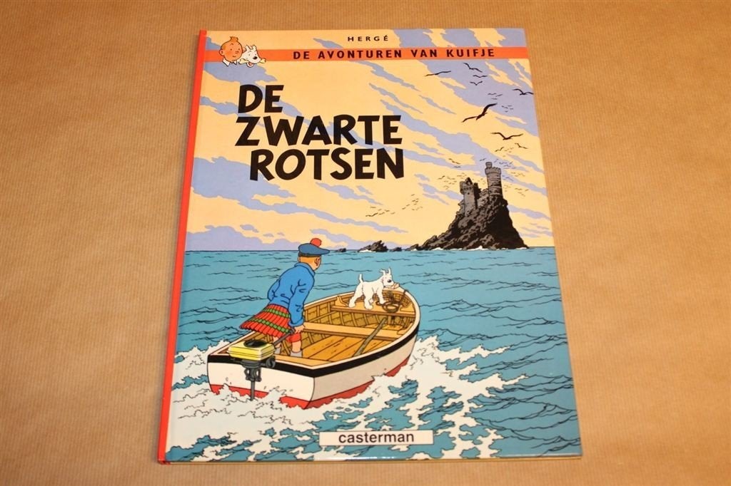 Kuifje - De zwarte rotsen - Hardcover, Boeken, Eén stripboek, Ophalen of Verzenden, Zo goed als nieuw