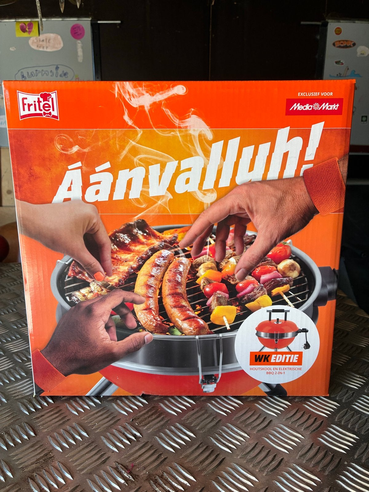 Fritel houtskool en elektrische bbq in 1 NIEUW, Ophalen of Verzenden, Nieuw