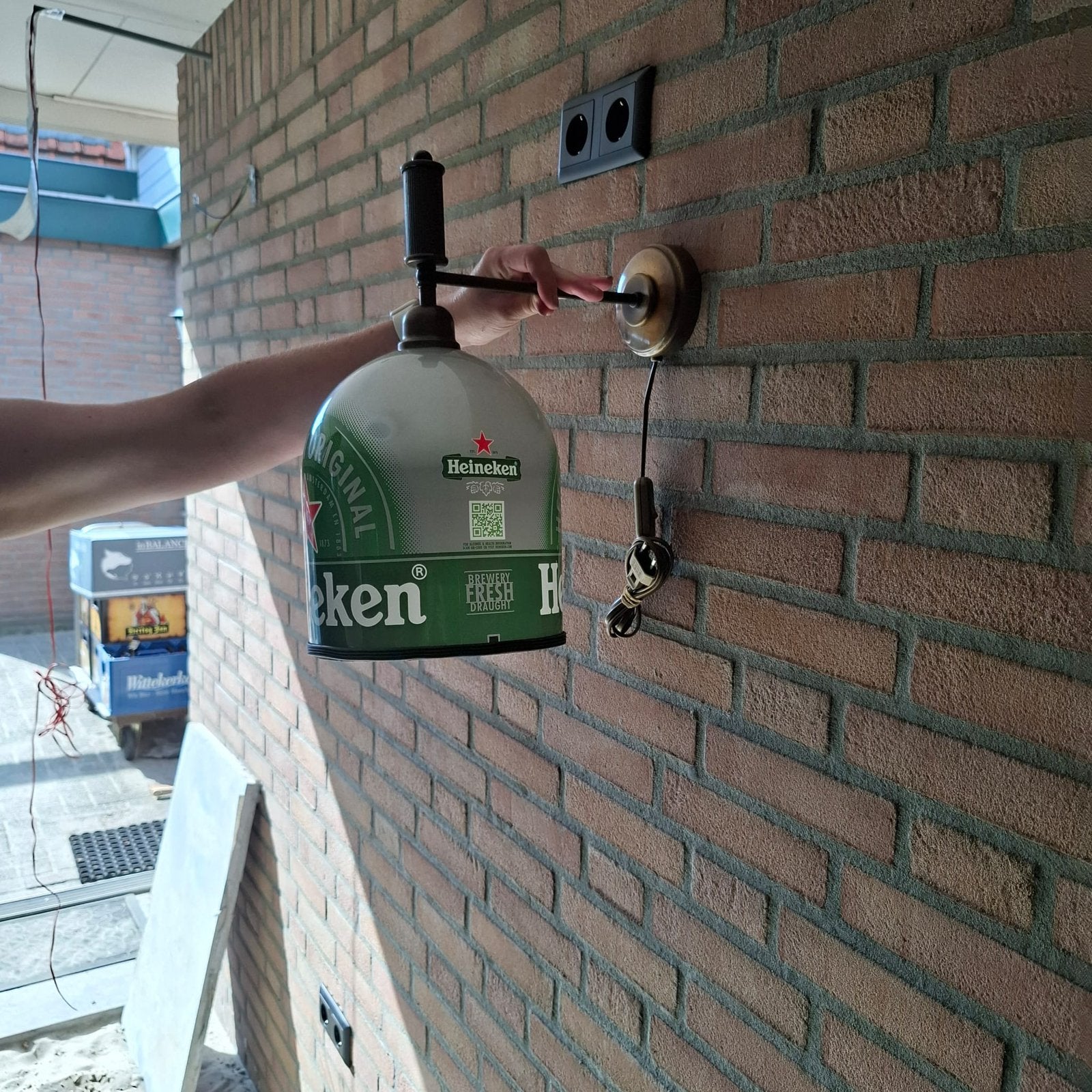 Lampjes Heineken voor mancave, Ophalen, Zo goed als nieuw, Heineken
