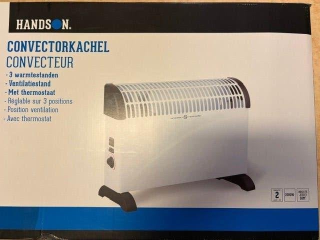 Handson convectorkachel 2000W, Doe-het-zelf en Verbouw, Verwarming en Radiatoren, 30 tot 80 cm, Kachel, Minder dan 60 cm, Ophalen of Verzenden
