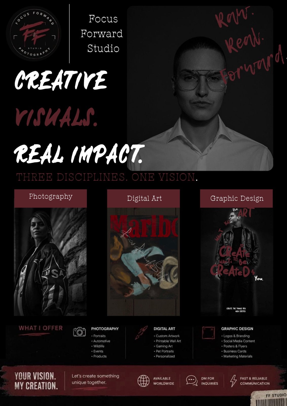 Focus Forward Studio | Fotografie•Digital Art•Graphic Design, Diensten en Vakmensen, Fotografen, Komt aan huis, Fotograaf