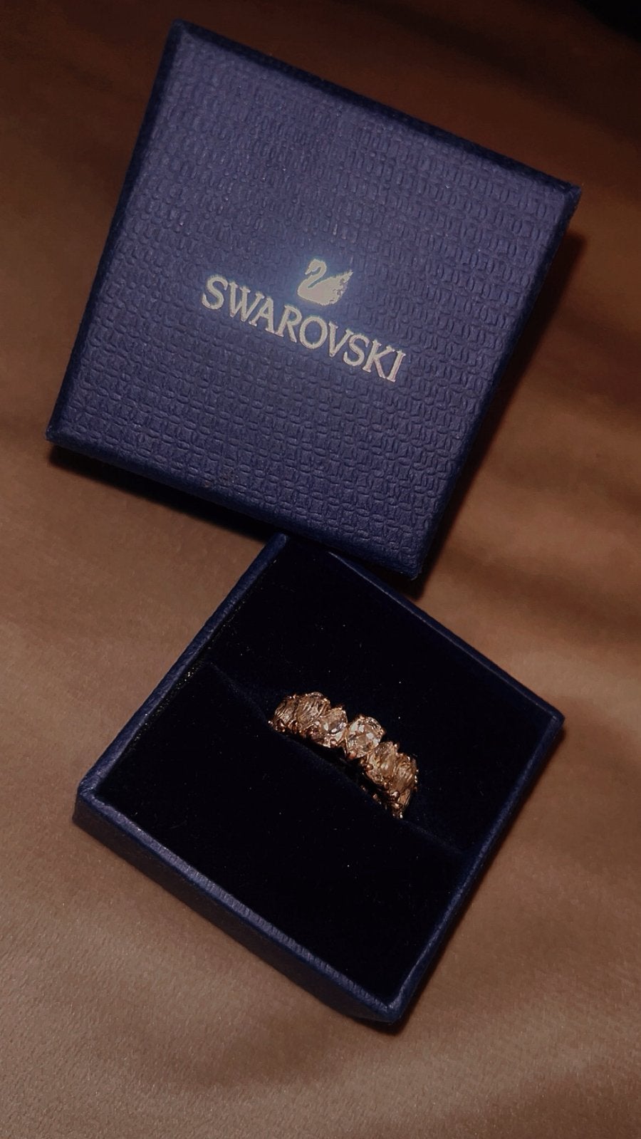 Swarovski ring Matrix Oval, Verzamelen, Ophalen of Verzenden, Zo goed als nieuw, Sieraad of Horloge