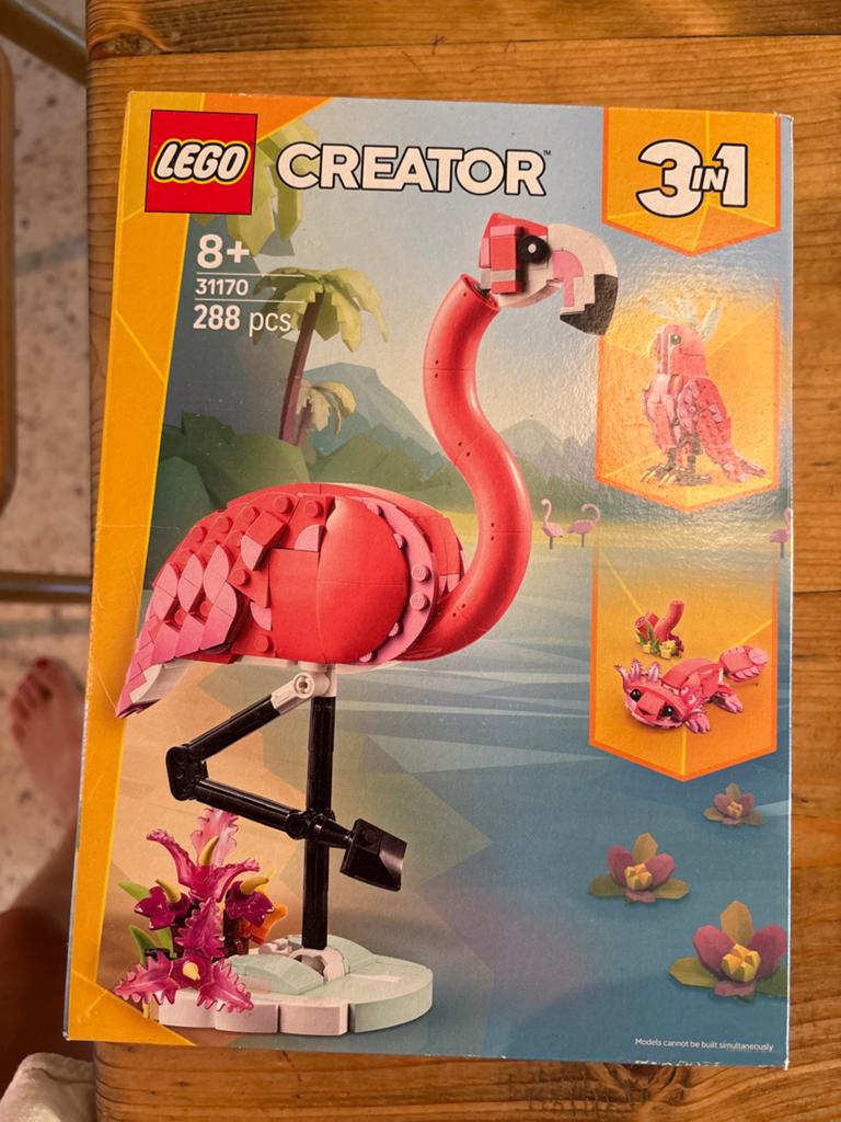 Lego creator 3 in 1 flamingo 31170, Ophalen of Verzenden, Nieuw