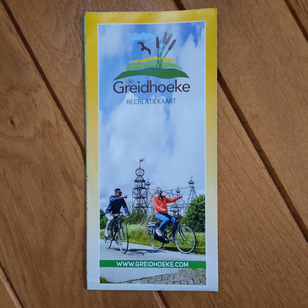 de Greidhoeke Recreatiekaart - het groene hart in Fryslân, Ophalen of Verzenden, Europa, Fiets- of Wandelgids, Overige merken