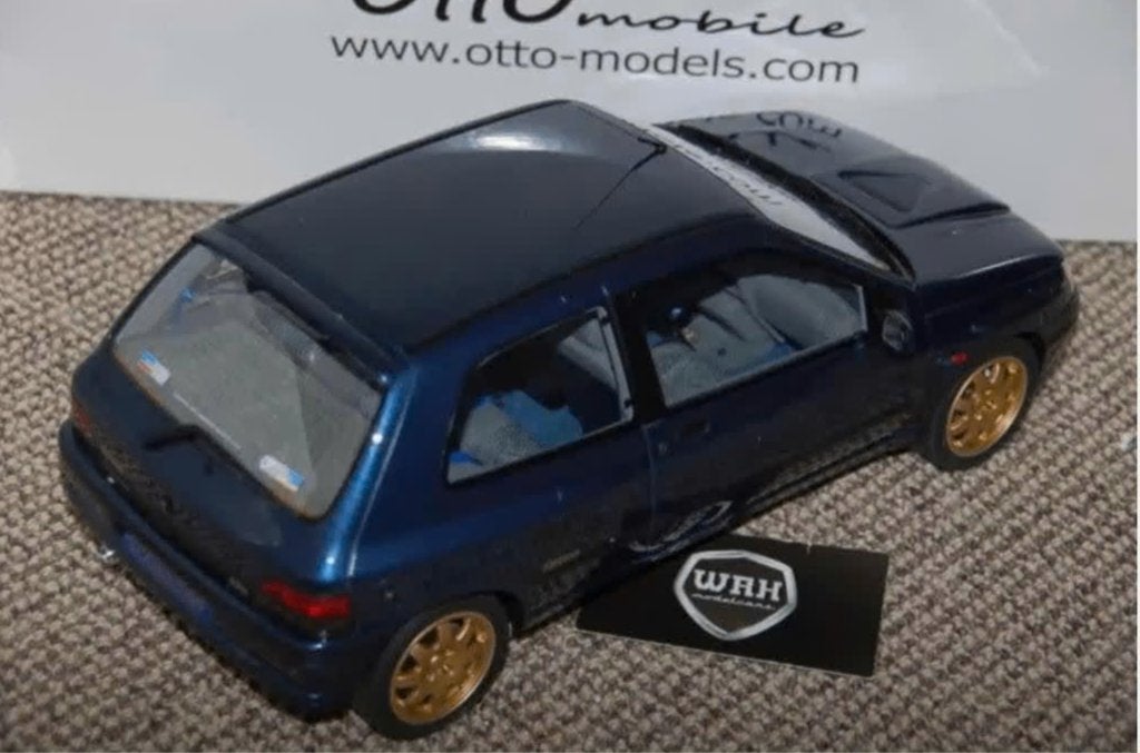 1:12 RENAULT CLIO WILLIAMS PHASE 1 blue Otto Mobile G071 WRH, Verzenden, Zo goed als nieuw, 1:9 t/m 1:12, Auto