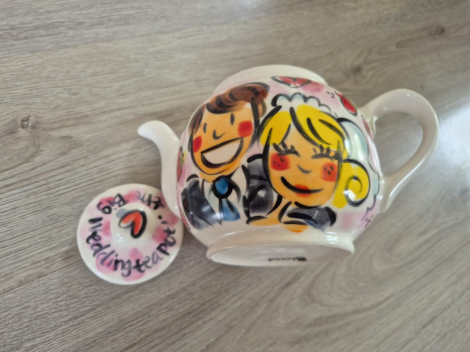 Blond Amsterdam LE Wedding Theepot, Ophalen of Verzenden, Gebruikt, Aardewerk, Overige typen