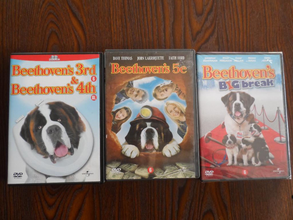 DVD's Beethoven 3 X, Avontuur, Ophalen of Verzenden, Zo goed als nieuw, Vanaf 6 jaar