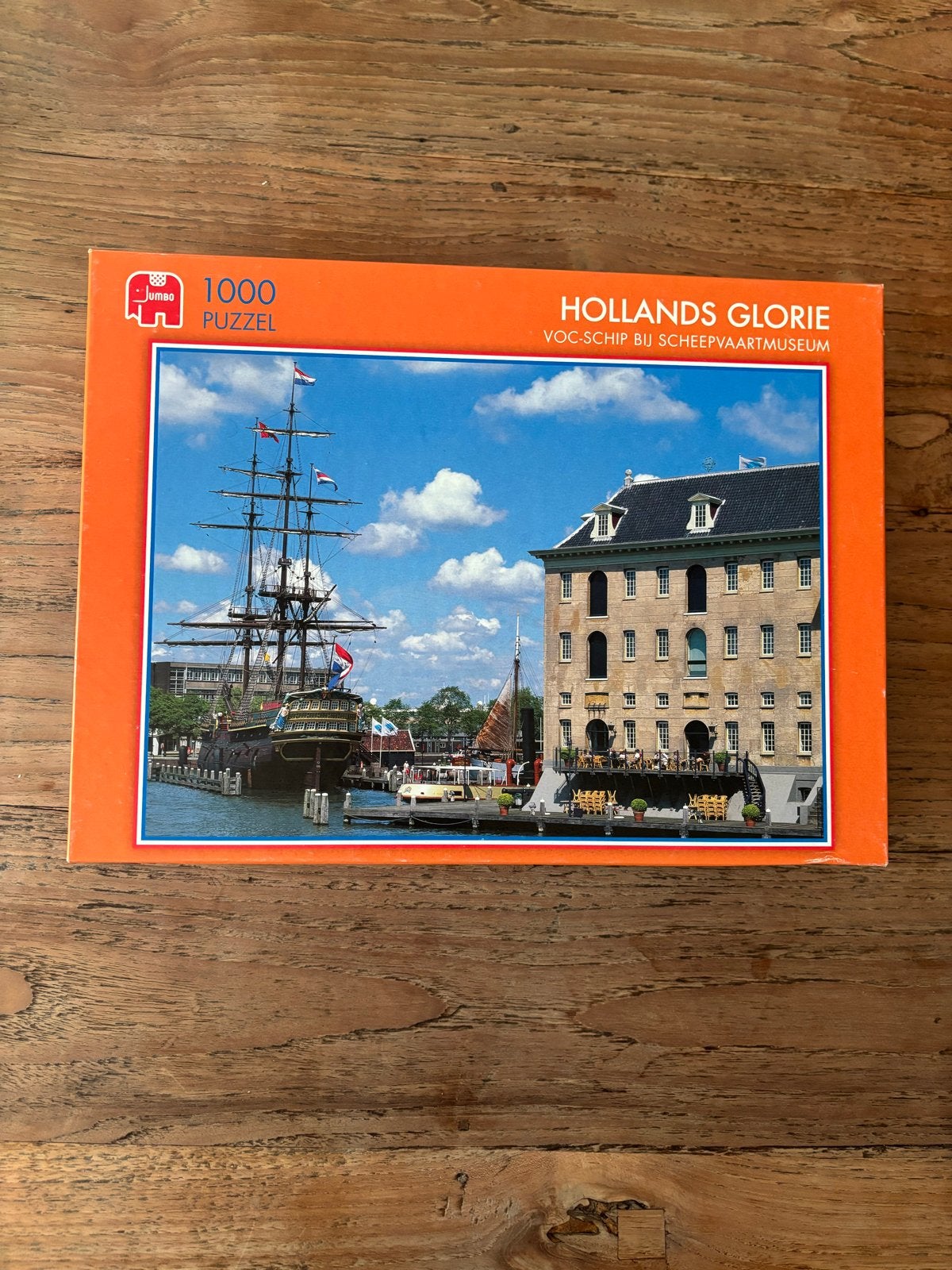 Jumbo 1000 stukjes puzzel - Hollands Glorie VOC Schip, Hobby en Vrije tijd, Ophalen of Verzenden, 500 t/m 1500 stukjes, Nieuw
