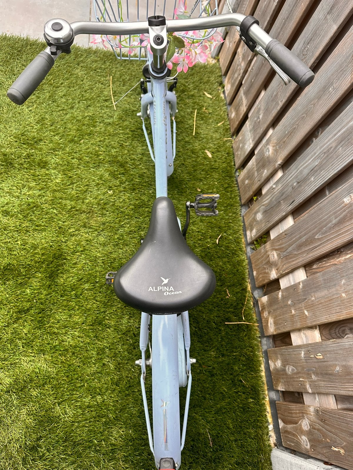 Alpina kinderfiets met mandje 20 inch, Ophalen of Verzenden, Zo goed als nieuw, Terugtraprem, 20 inch of meer