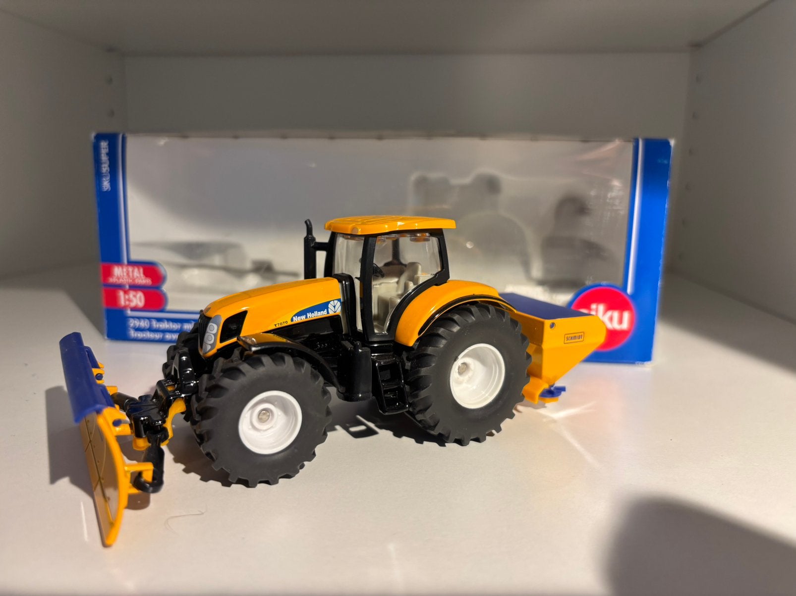 Joal/Siku 1/50 5x grondverzet en tractoren als lading, Ophalen of Verzenden, Zo goed als nieuw, Hijskraan, Tractor of Landbouw