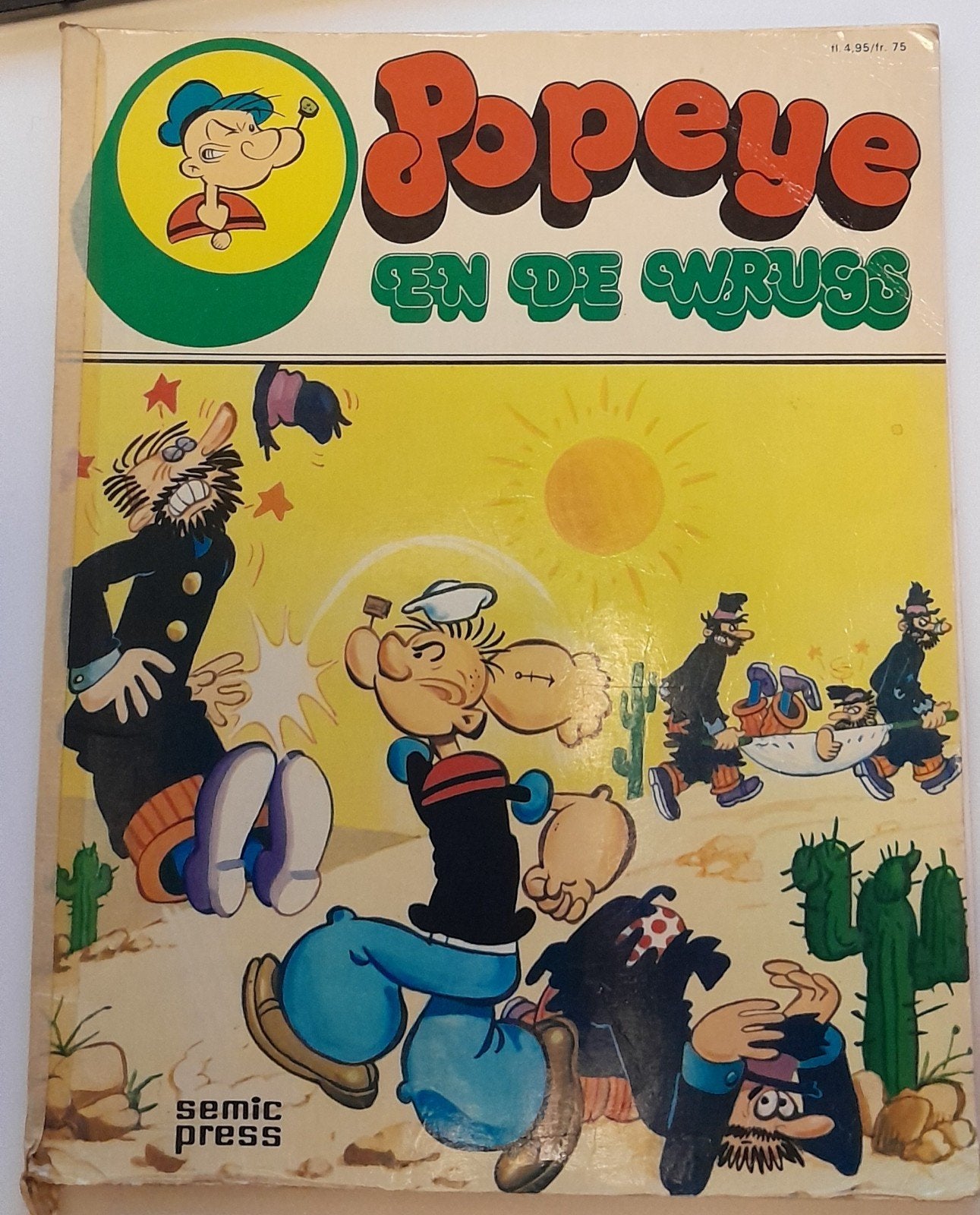 Popeye en de Wrugs - Semic Press stripboek, Eén stripboek, Ophalen of Verzenden, Gelezen, Bud Sagendorf