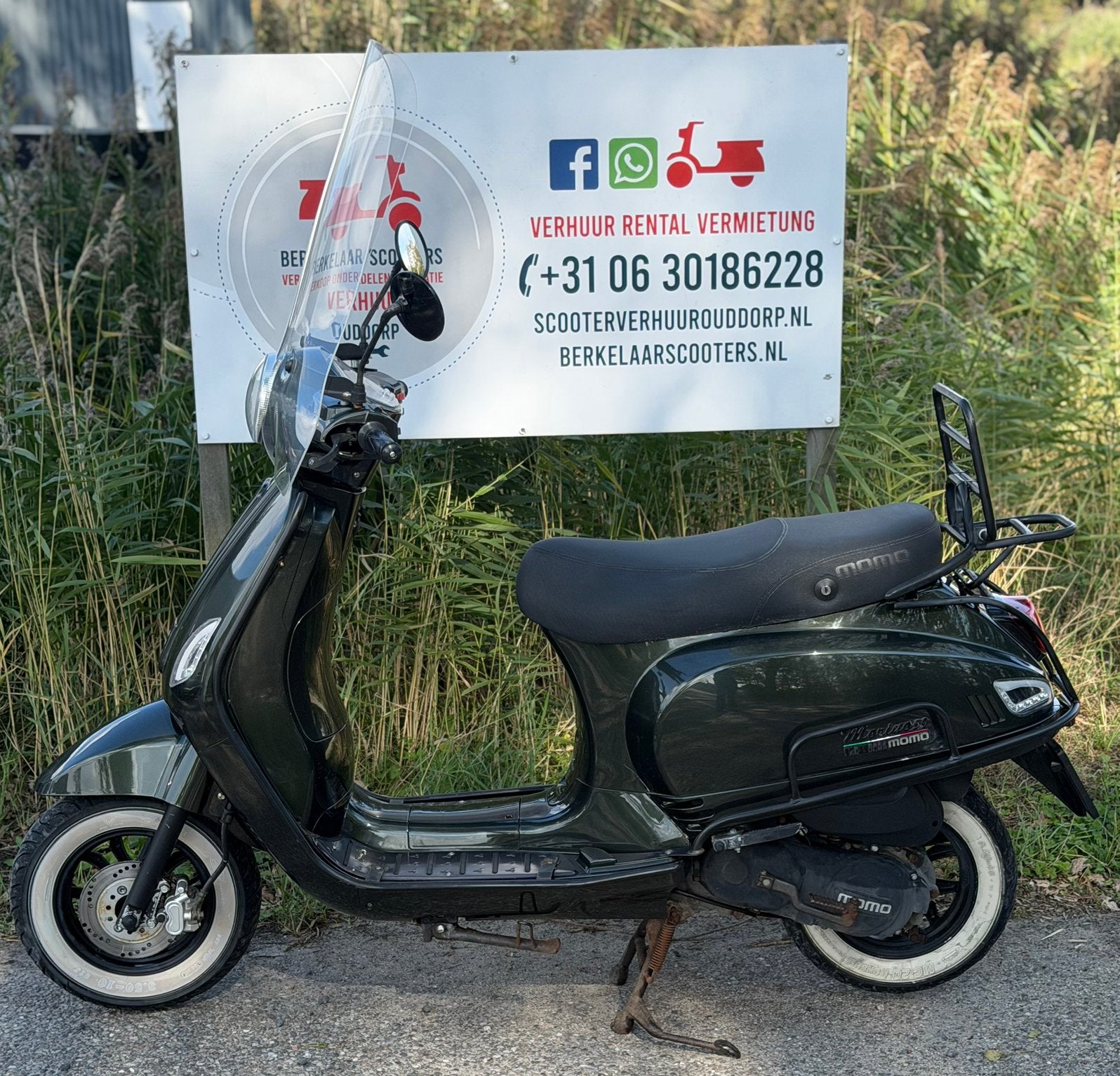 Momo morino 50 / btc riva / berini napoli, Ophalen, Gebruikt, Berkelaarscooters@gmail.com, Maximaal 45 km/u