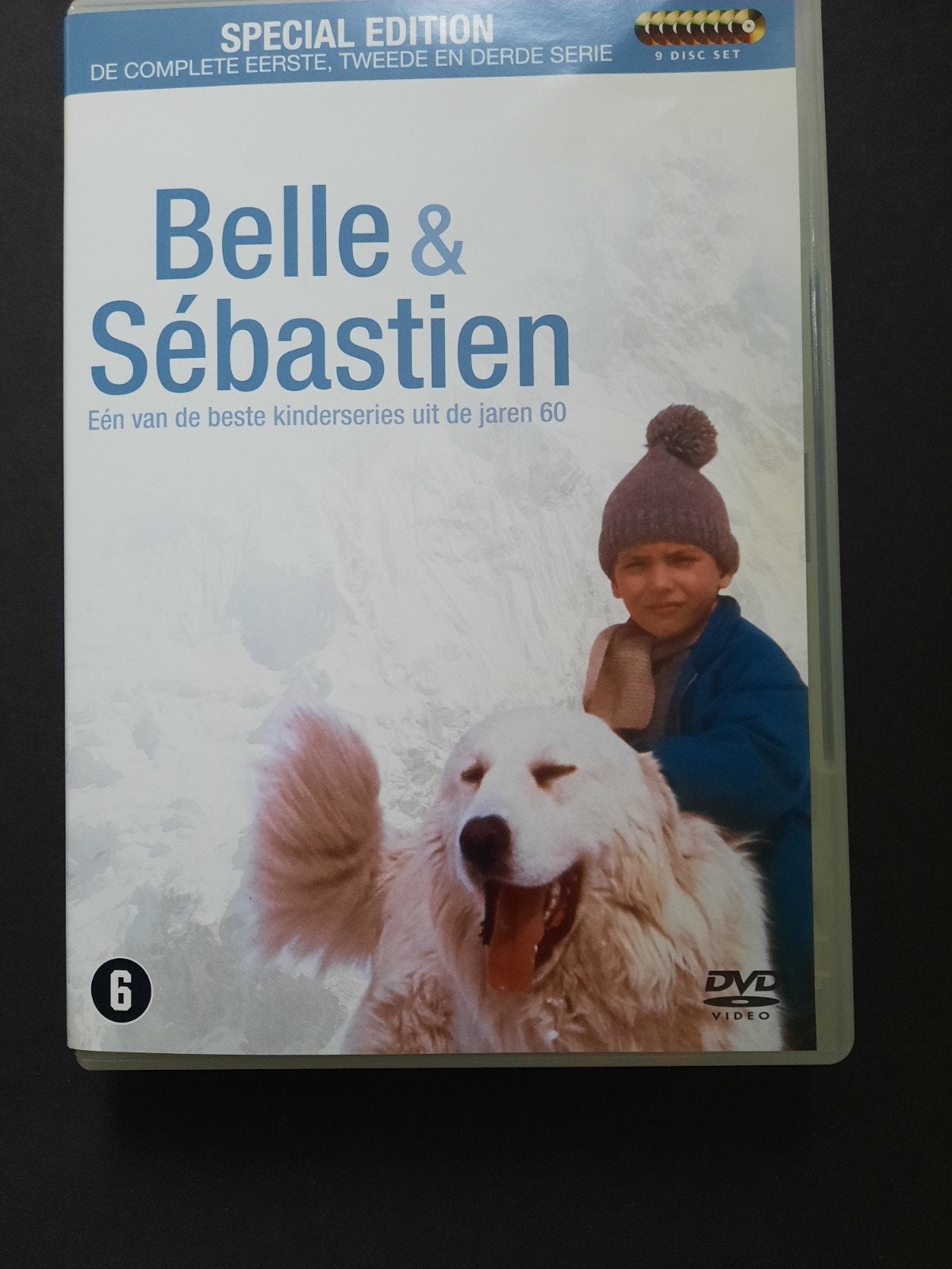 9 dvd box  Belle & Sebastien  serie 1 , 2  en 3, Alle leeftijden, Ophalen of Verzenden, Zo goed als nieuw