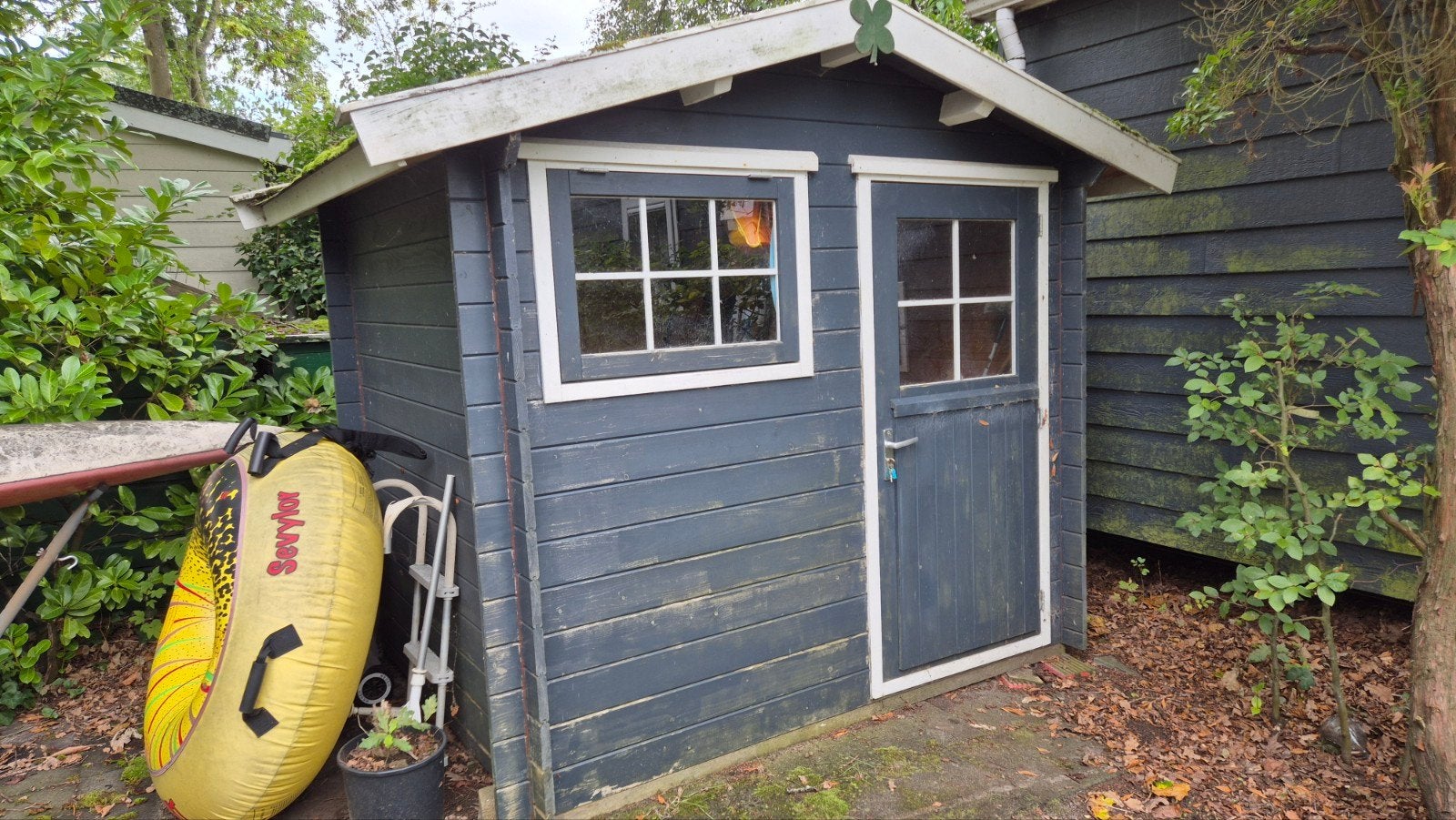 Luxe houten tuinschuur 250x200cm, Ophalen, 250 tot 500 cm, Schuur, 2 ramen
